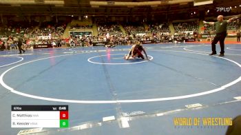 67 lbs Consi Of 8 #2 - Carter Matthias, Nebraska Wrestling Academy vs Brayden Kessler, Kraken