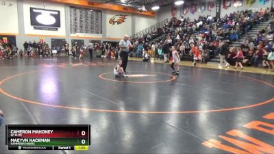 B-1 lbs Round 2 - Cameron Mahoney, DC Elite vs Maeyvn Hackman, Hammerin Hawks