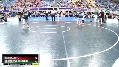 174 lbs Semis (4 Team) - Sincere Hall-Osbourne, Central Methodist vs Bridger Hall, Providence (Mont.)