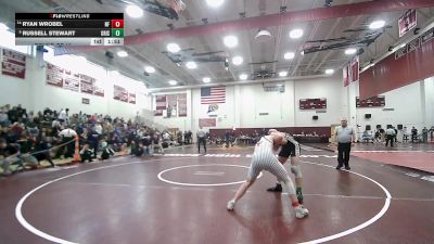 165 lbs Round Of 16 - Ryan Wrobel, New Fairfield vs Russell Stewart, Griswold/Wheeler