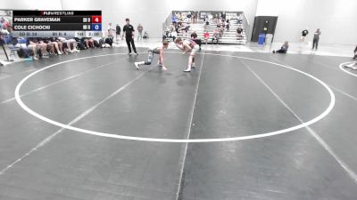 132 lbs Parker Graveman, South Dakota Blue vs Cole Cichocki, Michigan Red