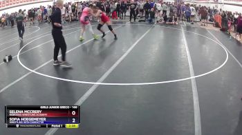 140 lbs Round 1 - Selena McCrery, Nebraska Wrestling Academy vs Sofia Hoegemeyer, Wrestling With Character