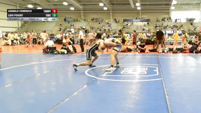 170 lbs Rr Rnd 2 - Angelo Chierico, Triumph Blue - HSB vs Levi Foust, TDWC Maniacs Grey - HSB