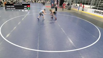 16U Boys - 126 lbs Champ. Round 3 - Kash Long, Bear Cave Wrestling Club vs Ryan Totten, Michigan Revolution Wrestling Club