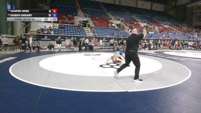 144 lbs Cons. Rd Of 32 - Cooper Wing, Idaho vs Joseph Drewry, Tennessee