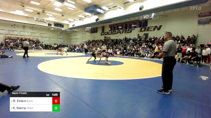 116 lbs Semifinal - Rocklin Zinkin, Buchanan vs Edwin Sierra, Poway