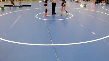 110-120 lbs Cons. Round 3 - Kaydence Voyles, West Point Wrestling Club vs Josslynn Benge, Southwest Valley