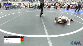 49-52 lbs Quarterfinal - Grace Henry, Comanche Takedown Club vs Maisyn Malone, Bartlesville Wrestling Club