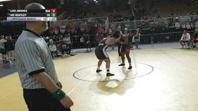 285 2A 5th Place Match - Ari Bentley, Tavares vs Luis Jimenez, Brandon