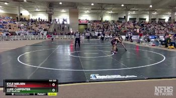 AA 120 lbs Cons. Round 3 - Kyle Nielsen, Spring Hill vs Luke Carpenter, East Hamilton