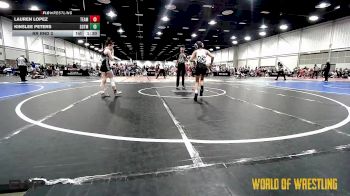 90 lbs Rr Rnd 3 - Lauren Lopez, Team Dash K-6 vs Kinslee Peters, SOTM Lady Outlaw