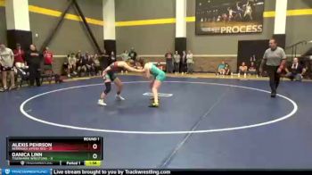 124 lbs Round 1 (6 Team) - Danica Linn, TigerHawk Wrestling vs Alexis Pehrson, Nebraska Vipers Red