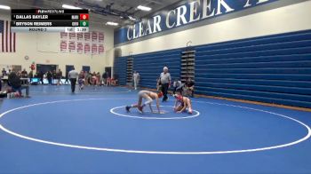 JV-2 lbs Round 2 - Dallas Bayler, Marion vs Bryson Reimers, Grinnell