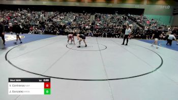 113 lbs Consi Of 4 - Vincent Contreras, Nampa vs Jeremiah Gonzalez, Meridian