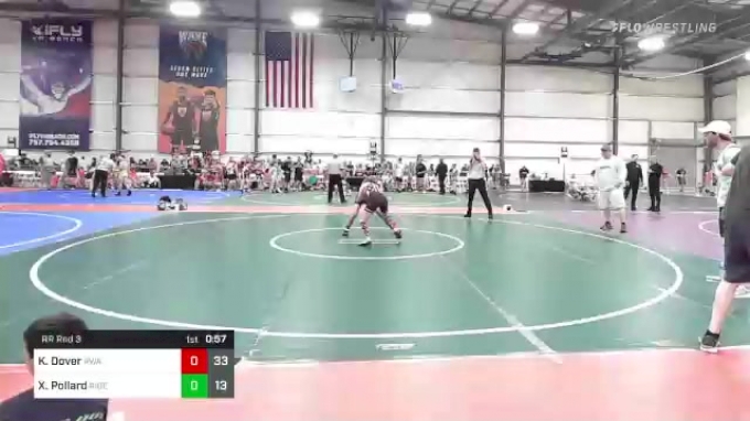 95 lbs Rr Rnd 3 - Kara-lynn Dover, Roundtree Wrestling Academy Blue vs ...