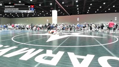 132 lbs Champ. Round 1 - Zach Welly, MO vs Jaxson Butcher, IA