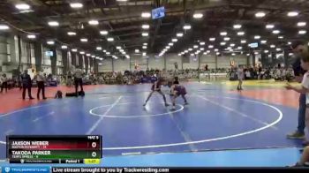 72 lbs Round 2 - Jaxson Weber, Buxton Intensity vs Takoda Parker, Terps XPress