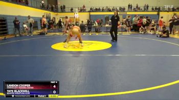 113 lbs Round 1 - Landon Cooper, Kansas City Training Center vs Tate Blackwill, Quinter Wrestling Club