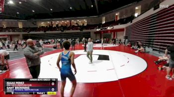 132 lbs Cons. Round 2 - Gant Browning, Tough N Technical Wrestling Club (TNTWC) vs Isaias Perez, Enid Youth Wrestling Club