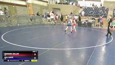 78 lbs Cons. Round 4 - Edward Zeller, OH vs Rye Davis, AR