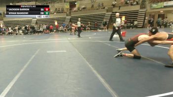 160 Championship Bracket Quarterfinal - Ethan Mangowi, Farmington vs Jackson Barron, Shakopee
