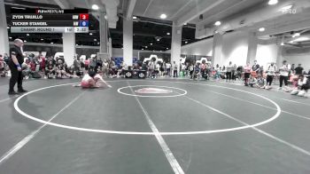 U20 Freestyle FS - 74 lbs Champ. Round 1 - Zyon Trujillo, Gold Rush Wrestling vs Tucker Stangel, Immortal Athletics WC