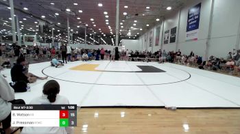 91 lbs Rr Rnd 6 - Brady Watson, Kraken Blue vs Jackson Pressman, Shore Thing WC