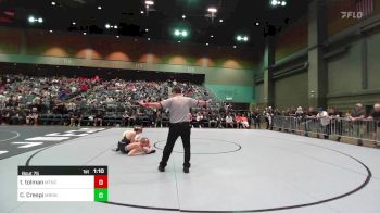 138 lbs Round Of 128 - Tanner Tolman, Mountain Crest vs Camden Crespi, Meridian