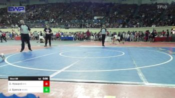 80 lbs Consi Of 32 #2 - Dawson Howard, Blanchard High School vs Jack Spence, Newkirk