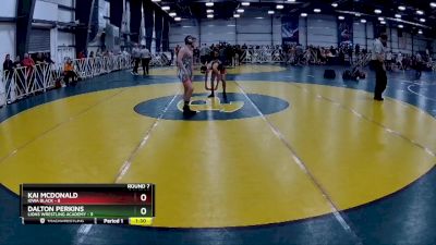 84 lbs Rd# 10- 4:00pm Saturday Final Pool - Kai McDonald, Iowa Black vs Dalton Perkins, Lions Wrestling Academy