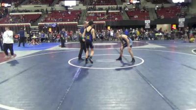 114 lbs Cons. Round 3 - Waylon Ritchy, Fergus Wrestling Club vs Jasper Bench, Kalispell Wrestling Club