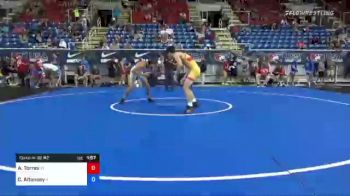 138 lbs Consi Of 32 #2 - Aidan Torres, Indiana vs Collin Altensey, Illinois