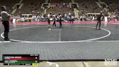 6A 175 lbs Semifinal - Christion Griggs, Mcadory vs Ham Mandell, Mountain Brook