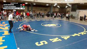126 lbs Cons. Round 5 - Tyler Lachenberg, Unattached vs Jacob Crawford, Unattached