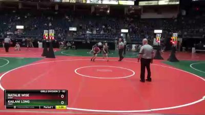 82 lbs 1st Place Match - Kailani Long, FRE1 vs Natalie Wise, BAB1