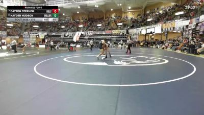 175 lbs Quarterfinal - Kayden Hudson, Phillipsburg Hs vs Dayton Stephen, Hill City Hs