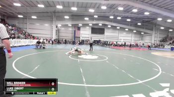 5-106 lbs Champ. Round 1 - Will Brinker, Independence High School vs Luke Dibert, Clover Hill