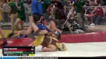 126 lbs Quarterfinal - Kris Arrey, Riverside Poly vs Joaquin Arroyo, Calvary Chapel (Santa Ana)