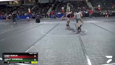 138 lbs Semifinal - Harley Zimmerman, Hays vs Casey Bowlin, De Soto