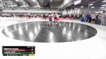 205 lbs Semifinal - Cooper Sapp, Columbia Wrestling Club-AAA vs Preston Wilson, Webb City Youth Wrestling Club-AAA