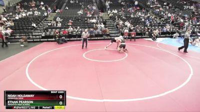 168 lbs Champ. Round 2 - Ethan Pearson, Wasatch High School vs Noah Holdaway, Mountain View