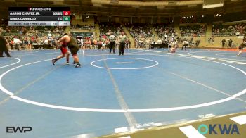 Rr Rnd 2 - Aaron Chavez JR., Del City Little League Wrestling vs Izaak Carrillo, Grove Takedown Club