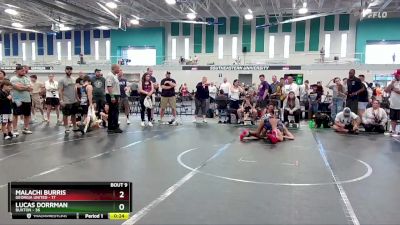 96 lbs Finals (8 Team) - Lucas Dorrman, Buxton vs Malachi Burris, Georgia United