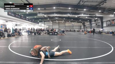 65 kg Cons. Quarters - Jammie Krah, Ankeny Wrestling Club vs Erika Sleznikow, Marshfield Wrestling Club