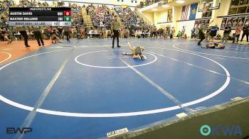 37 lbs Semifinal - Austin Davis, Moodys Wrestling Club vs Baxter Sellers, Salina Wrestling Club