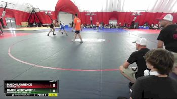 175 lbs Champ Round 1 (16 Team) - Mason Lawrence, Marathon vs Blaise Wentworth, Cambridge-Isanti Blue