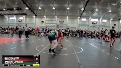 215 lbs Round 3 (6 Team) - Zachary Leftwich, Osprey WC vs Quinten Scott, Ohio Valley