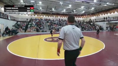 132 lbs Semifinal - Lincoln Young, Rock Springs vs Caden Marler, Evanston