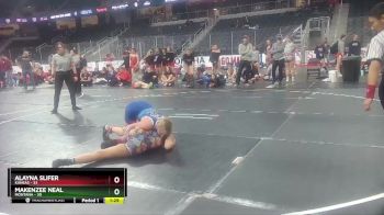 W 138 lbs Round 1 (3 Team) - Alayna Slifer, Kansas vs Makenzee Neal, Montana