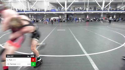 125 lbs Round Of 32 - Lucas Fye, Lock Haven-Unattached vs Charlie Farmer, Army-West Point